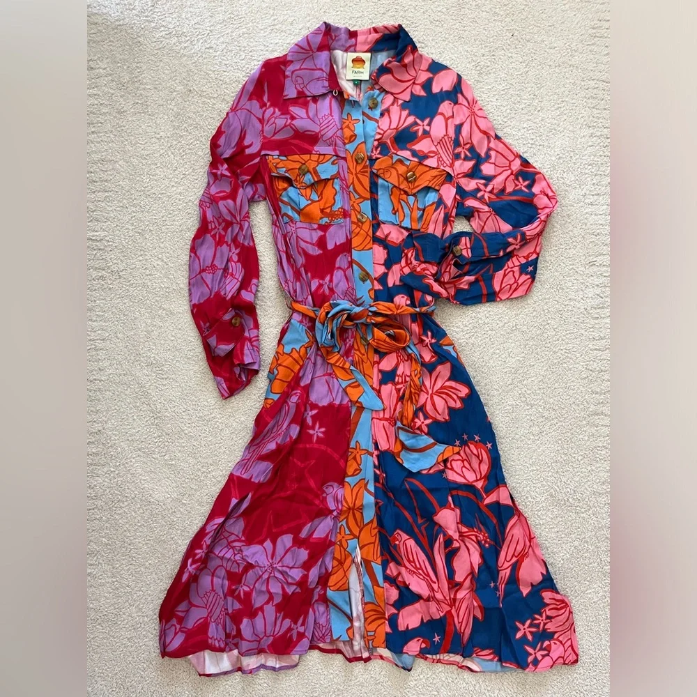 FARM Rio Vibrant Floral Maxi Dress - Picture 5 of 10